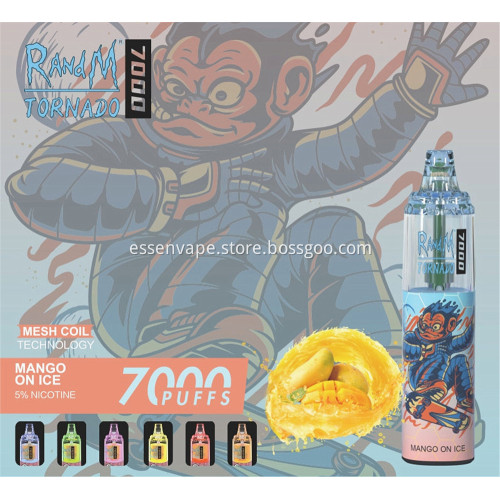 Good Vape RandM Tornado 7000Puffs Sweden Hot Sale